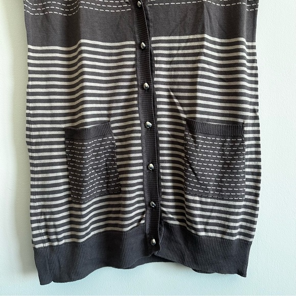 Zhao Jun Mulberry Silk Blended Short Sleeve  Cardigan - Picture 3 of 7